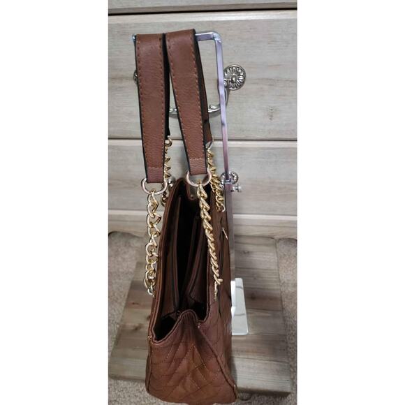 Montana West MEDIUM Chain Shoulder Bag Faux Soft Leather *flaw* - Picture 4 of 9